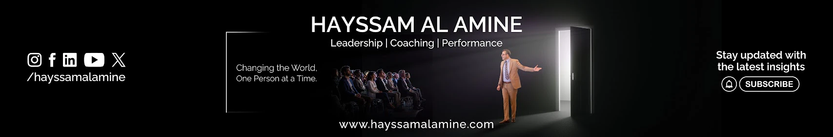 Hayssam Al Amine, YouTube channel banner